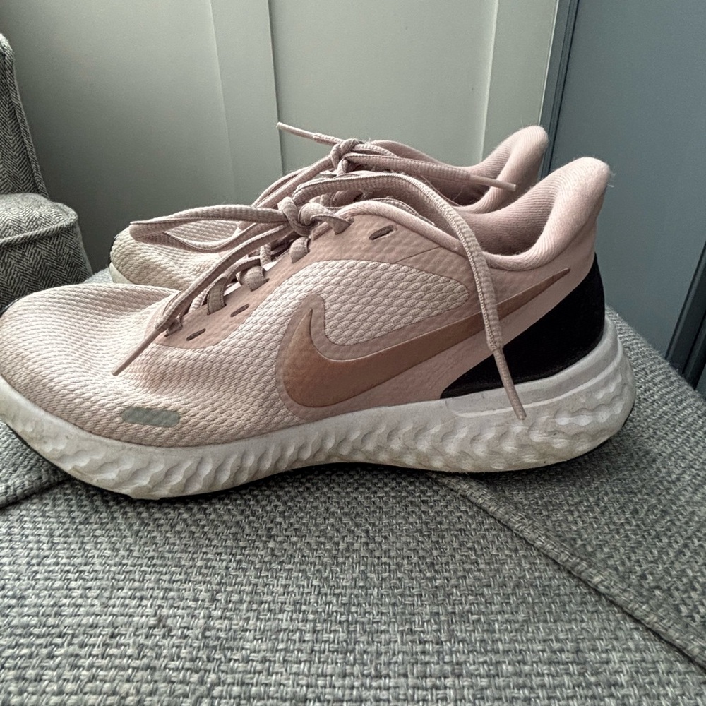 Nike Women's Blush and Black Sneakers